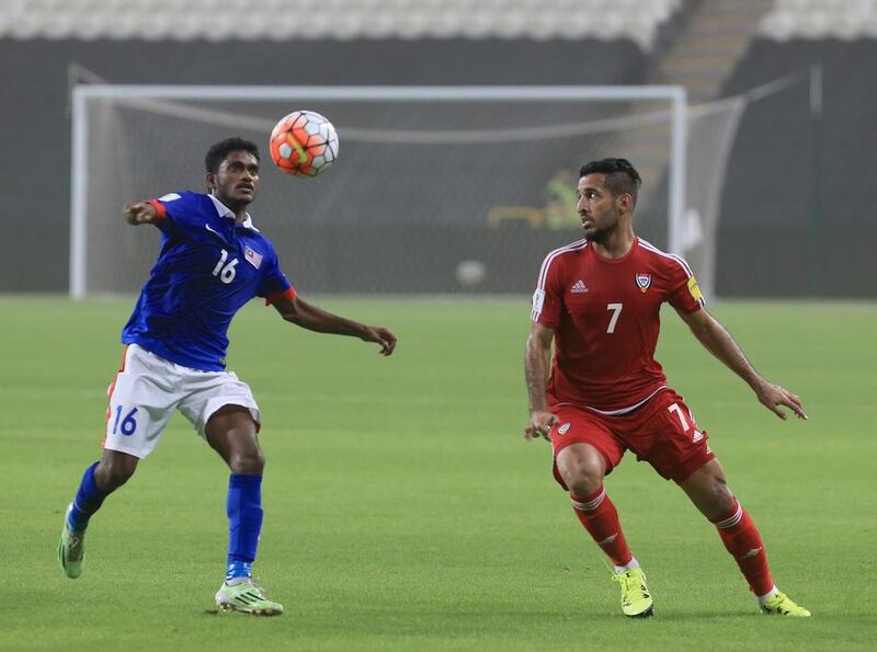 The UAE beat Malaysia 10-0. Ravindranath K / The National