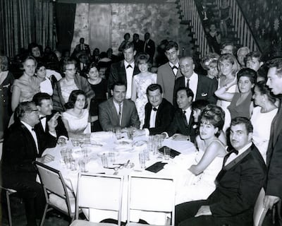 St Jude Children's Research Hospital founder Danny Thomas and attendees at an early ALSAC convention circa early 1960s. Photo: Megan Phelps/St Jude Childrens Research Hospital-ALSAC