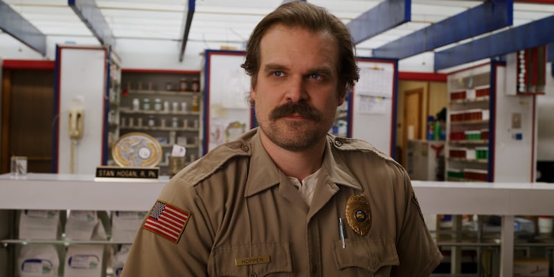 Stranger Things star David Harbour is coming to Middle East Film and Comic Con in Abu Dhabi this March. Photo: Netflix