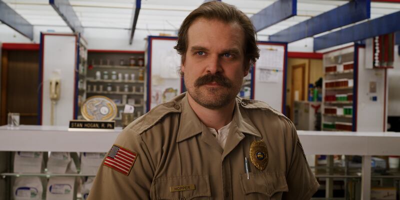 Stranger Things star David Harbour is coming to Middle East Film and Comic Con in Abu Dhabi this March. Photo: Netflix