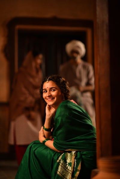 Alia Bhatt as Sita in RRR. Photo: DVV Entertainment