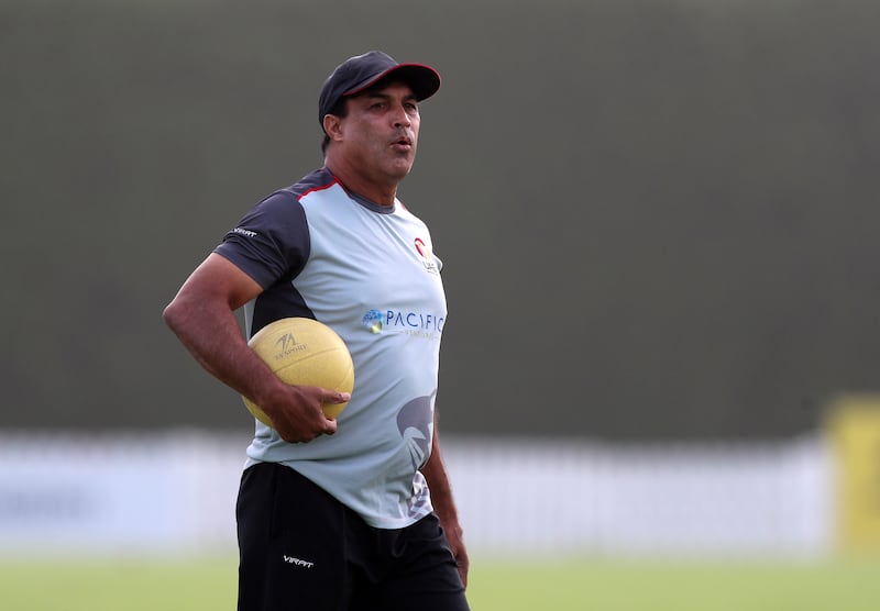 Robin Singh is no longer UAE cricket coach. Chris Whiteoak / The National