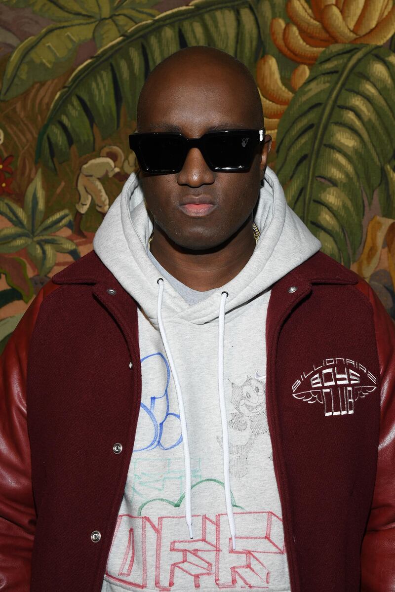 PARIS, FRANCE - FEBRUARY 26: (EDITORIAL USE ONLY) Virgil Abloh attends the Lanvin show as part of the Paris Fashion Week Womenswear Fall/Winter 2020/2021 on February 26, 2020 in Paris, France. (Photo by Pascal Le Segretain/Getty Images)
