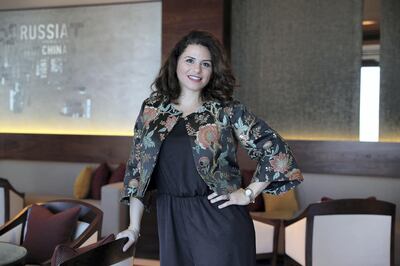 DUBAI, UNITED ARAB EMIRATES, Jan 07  – 2020 :- Cynthia Helena Rif , Co-Founder and director of operations of Dubai based co-working firm WitWork at the Rose Rayhaan hotel by Rotana on Sheikh Zayed Road in Dubai. (Pawan Singh / The National) For Business. Story by David