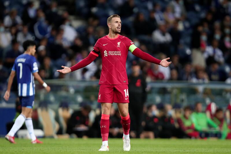 Jordan Henderson - 7: The captain gave another effective performance on his 400th appearance for the club. He went close with a first-half free kick. AP