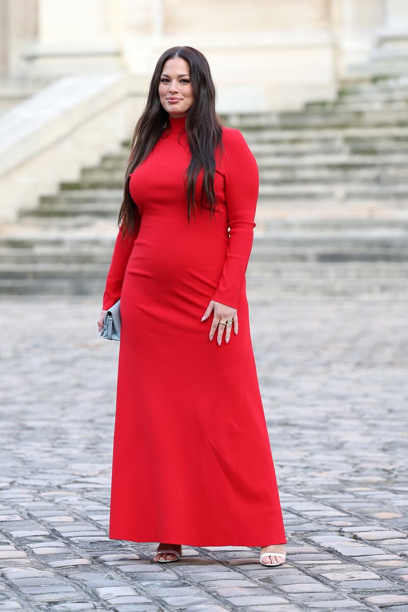 Ashley Graham attends the Victoria Beckham show. Getty Images