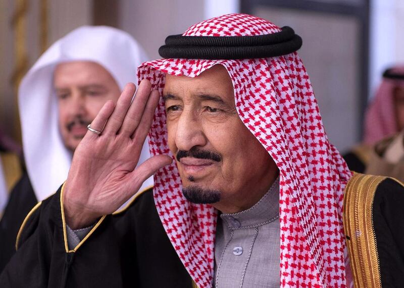 King Salman promised to continue the policies of his predecessors. Saudi Press Agency / AP Photo