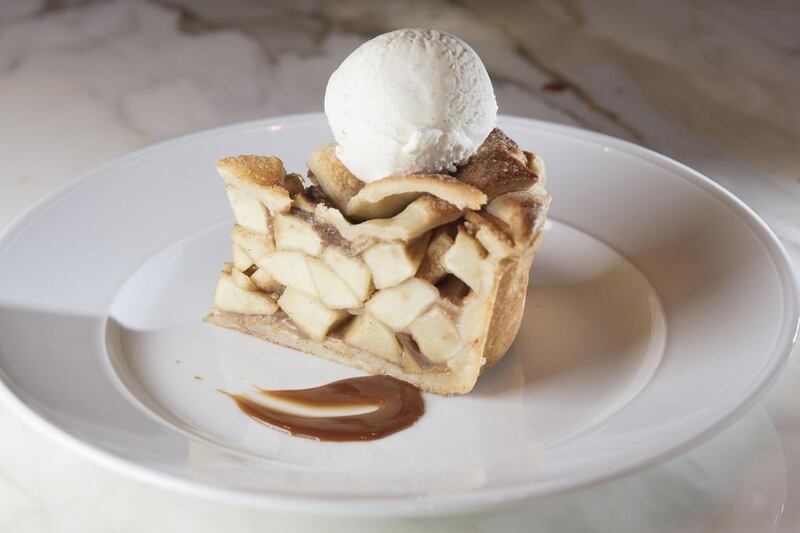  Double-crust apple pie at Butcher & Still. Courtesy Four Seasons Hotel Abu Dhabi at Al Maryah Island.