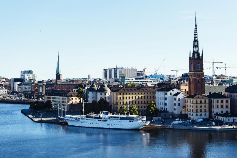 Historic buildings stand on the waterside on the Riddarholmen islet in Stockholm, Sweden, on Wednesday, June 28, 2017. Just as Sweden’s biggest mortgage banks start raising interest rates, the country’s state-backed home-loan provider says it’s cutting customers’ borrowing costs in a move that threatens to hurt industry profits after years of negative rates. Photographer: Mikael Sjoberg/Bloomberg