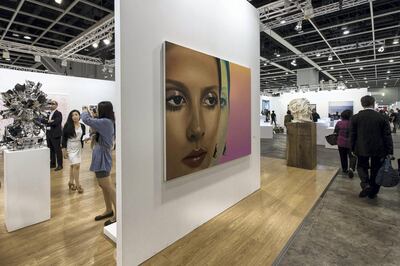 Art Basel during day 3 on May 16, 2014 at the Hong Kong Convention and Exhibition Centre in Hong Kong, China. Photo by Jessica Hromas / Art Basel