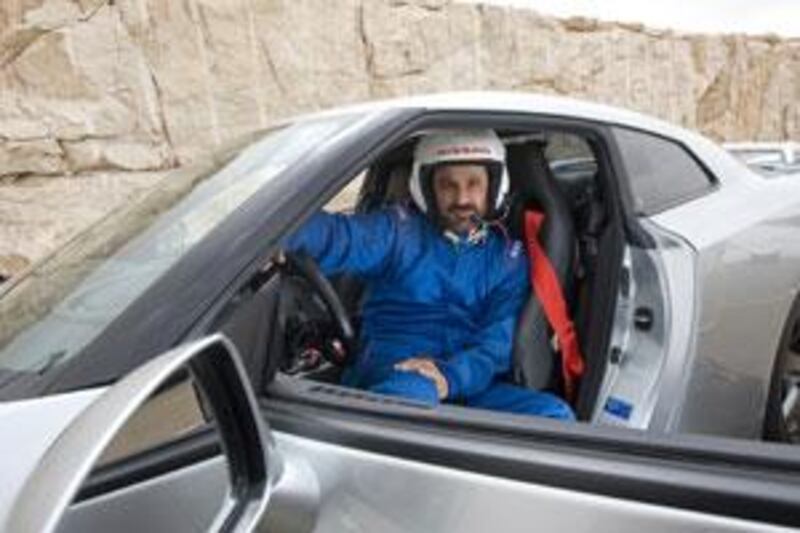 Mohammed bin Sulayem drove the Nissan GT-R to the top of Jebel Hafeet in a record time.