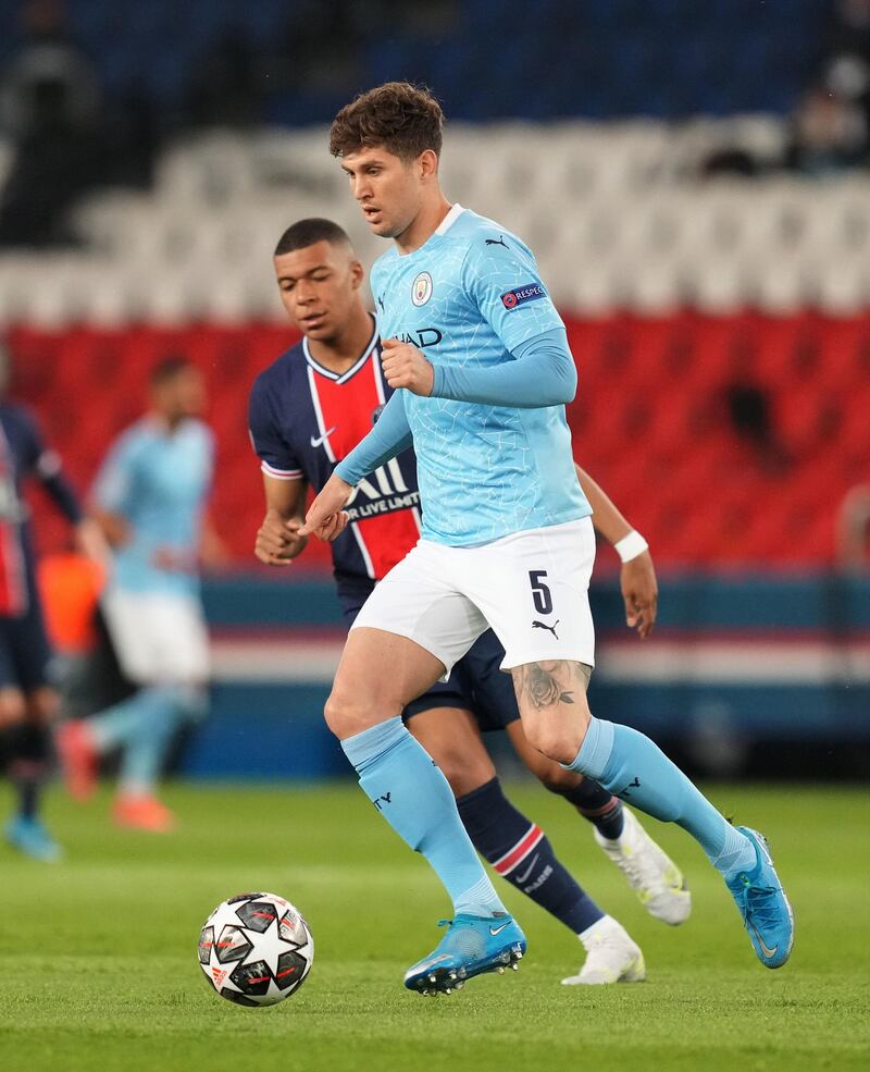 John Stones - 8: Centre-half returning from suspension and up against two the world’s finest attackers in Mbappe and Neymar. Beaten once by Mbappe but stuck to task impressively and the dynamic PSG duo were kept very quiet after break. PA