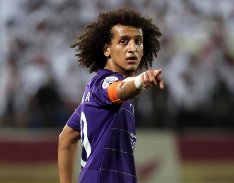 Omar Abdulrahman scored twice in Al Ain's 3-1 extra-time win over Al Ahli in the President's Cup last-16 stage. Karim Jaafar / AFP