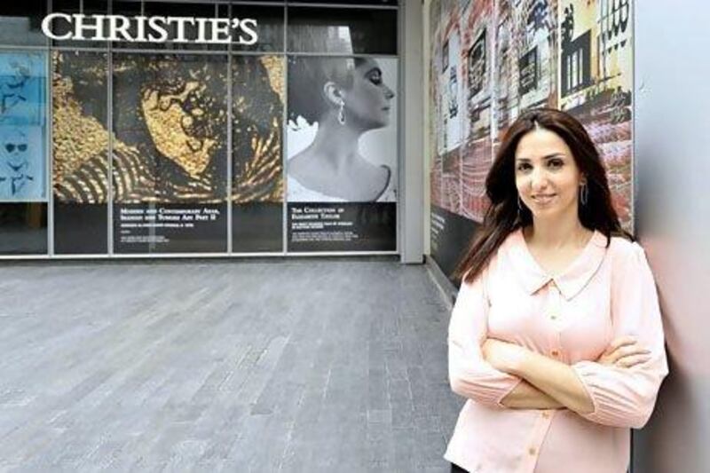 Hala Khayat of Christie's in Dubai. Charles Crowell for The National
