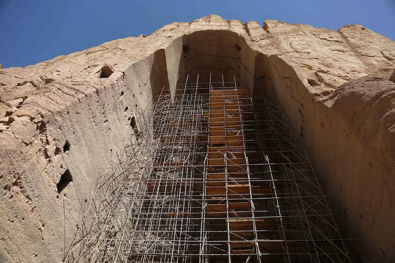 The Bamiyan Buddhas in Afghanistan. EPA
