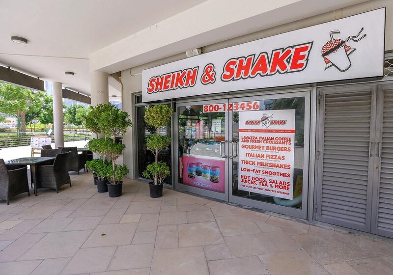 Sales at Sheikh and Shake outlets grew 30 per cent a year. Victor Besa for The National