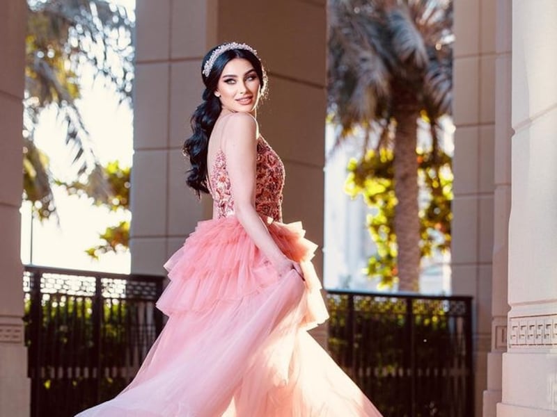 Mrs World contestant Leen Clive, born in Syria, has been denied entry to US ahead of pageant. Photo: Leen Clive/Instagram