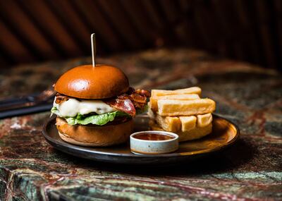 The chef also recommends the burger as a more hearty main. Photo: Smith & Whistle