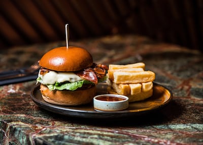 The chef also recommends the burger as a more hearty main. Photo: Smith & Whistle