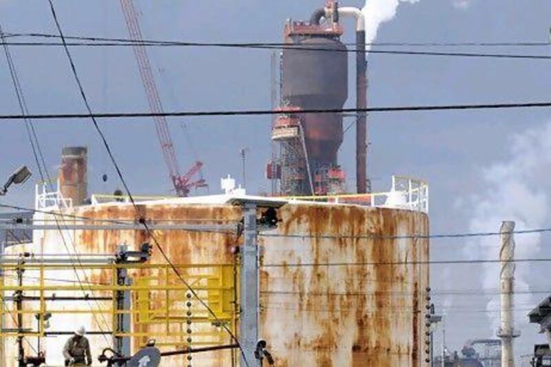 Thanks in part to this Texas refinery, the US pumped 1.5 billion tonnes of carbon into the atmosphere last year. Pat Sullivan / AP Photo