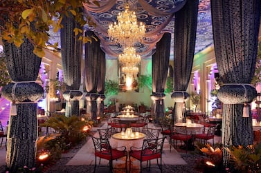 Ramadan Cafe at The Palace Courtyard, One&Only Royal Mirage, Dubai.