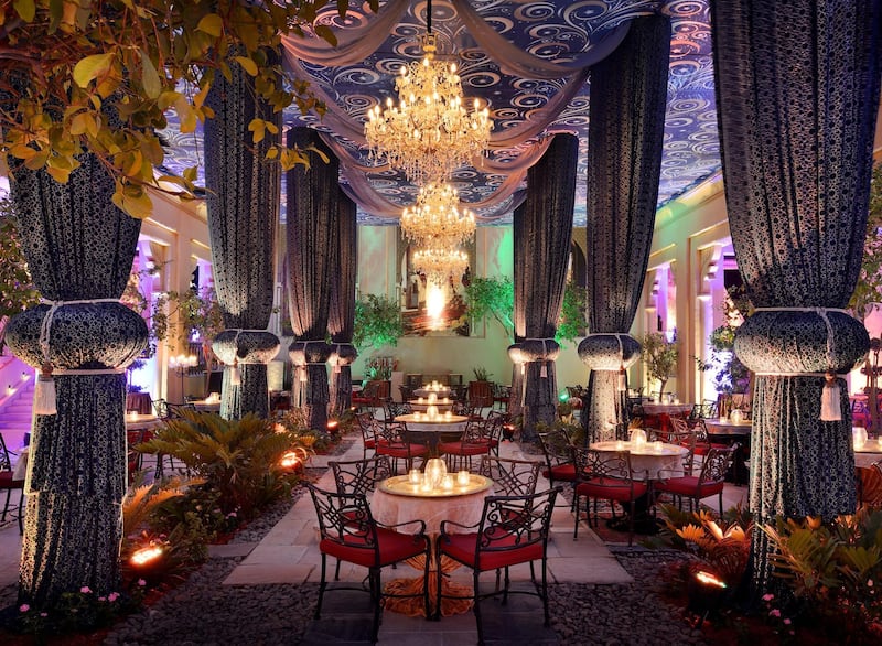 Ramadan Cafe at The Palace Courtyard, One&Only Royal Mirage, Dubai.