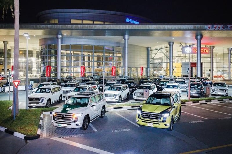 Dubai Police took delivery of its new Toyota Land Cruiser 300. All photos Courtesy Al Futtaim