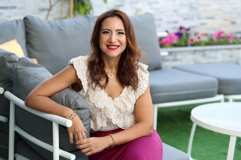 Business owner Mahy Moustafa lives in a three-bedroom townhouse in Dubai Hills with her family. All photos: Chris Whiteoak

