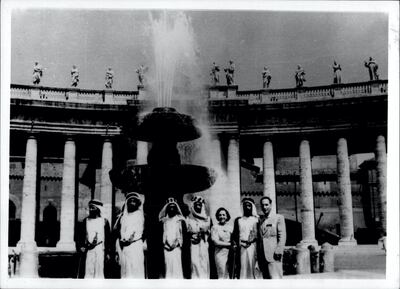 Vatican Fountain at St Peter’s Square, Vatican City, Rome. Courtesy The Victor Hashem Family Collection