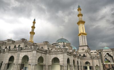 Masjid Wilayah can hold 17,000 worshippers and was modelled on Istanbul’s Blue Mosque. Courtesy Ronan O’Connell