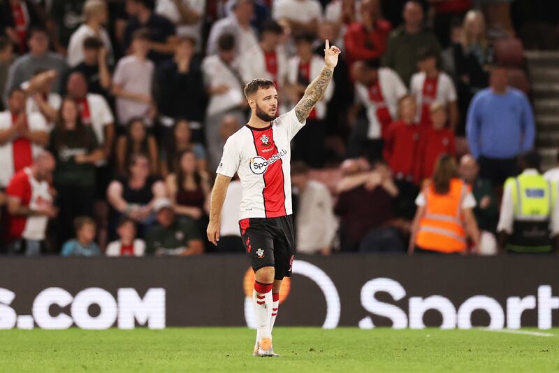 Adam Armstrong 7/10: Took his goal well in what proved to be the winner. Gave Azpilicueta a working over for most of the game, but could be accused of being a tad wasteful on occasion. Getty