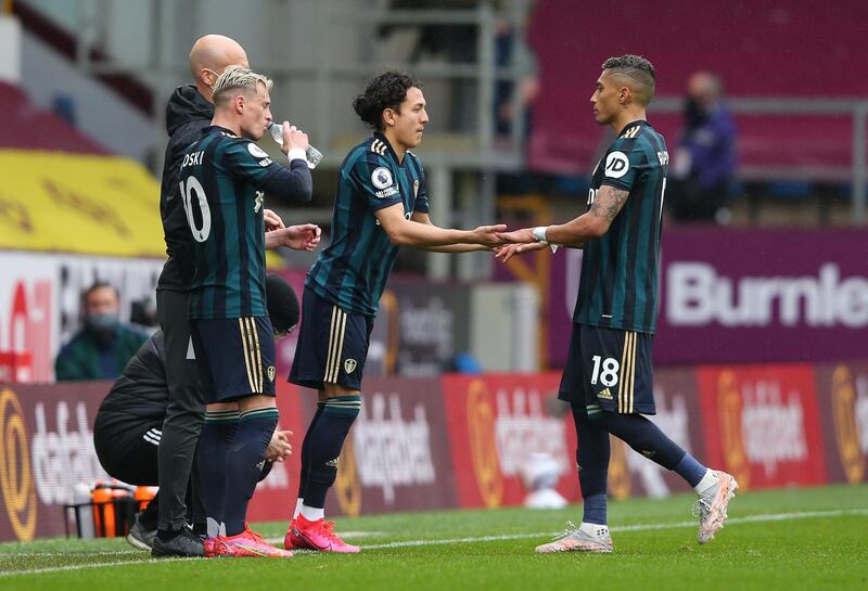 Tyler Roberts – (On for Klich 75’) 6: Shot straight at keeper when Rodrigo was better placed and looking for his third.
Ian Poveda-Ocampo, above – (On for Raphinha 81’) N/A. Getty