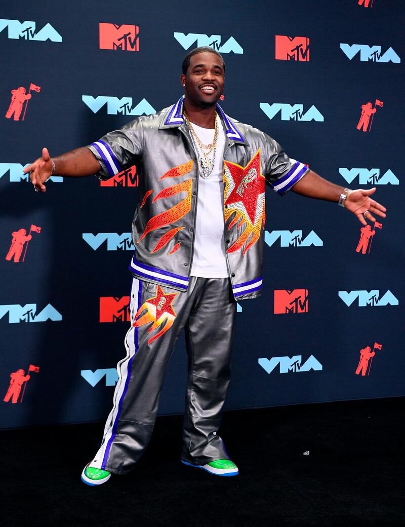 A$AP Ferg at the MTV Video Music Awards on Monday, August 26. AFP