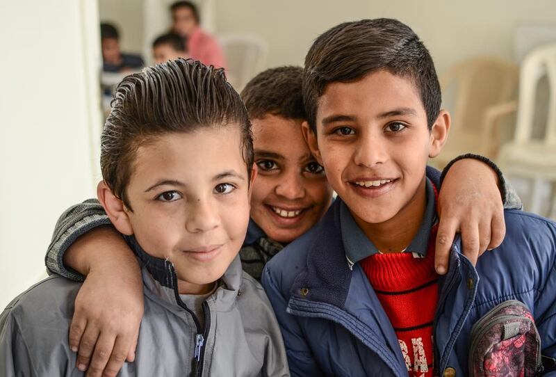 Life in the Palestinian refugee camp is extremely tough but its residents are incredibly resilient – most of all its children. Some are pictured here in one of the classrooms of the camp’s Children and Youth Centre (CYC) on December 8, 2015. Courtesy Tomas Jivanda