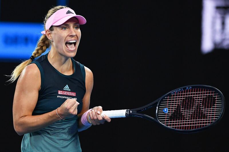World No 6 Angelique Kerber has lost in the semi-finals the past two years in Dubai. EPA