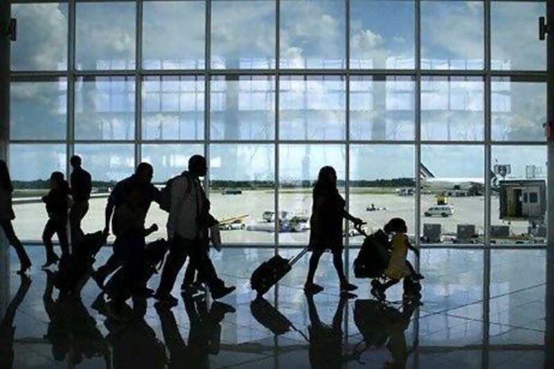 Countries such as the United States are against the imposition of a carbon tax by the European Union. Above, passengers at the newly opened Maynard H Jackson Jr International Terminal in Atlanta, Georgia. Tami Chappell / Reuters