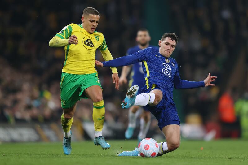 Andreas Christensen: 6 -  The 25-year-old produced a solid display, only ever being beaten once by an Aarons run that he dived into to try and stop. otherwise.
Getty