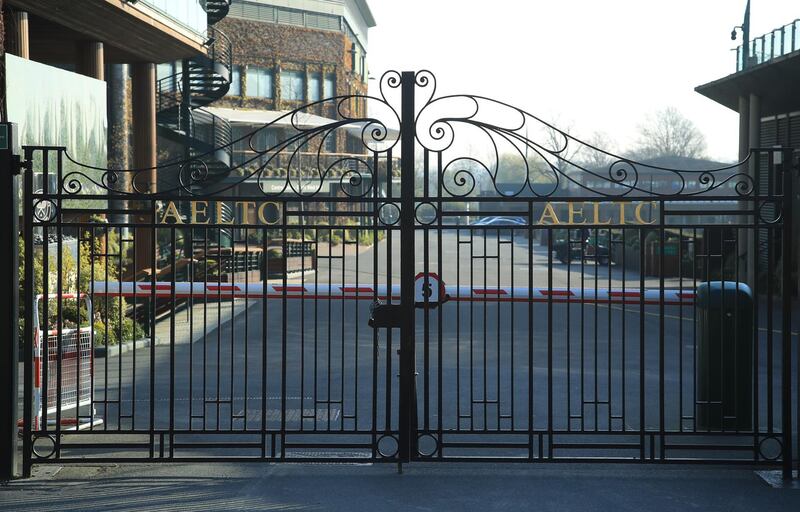 Security gates at The All England Lawn Tennis and Croquet Club, best known as the venue for the Wimbledon Championships,  will remain locked for 2020. Getty