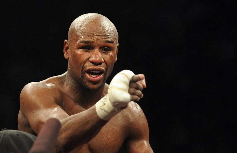 Floyd Mayweather's next fight will be against Marcos Maidana on May 3. Frederic J Brown / AFP