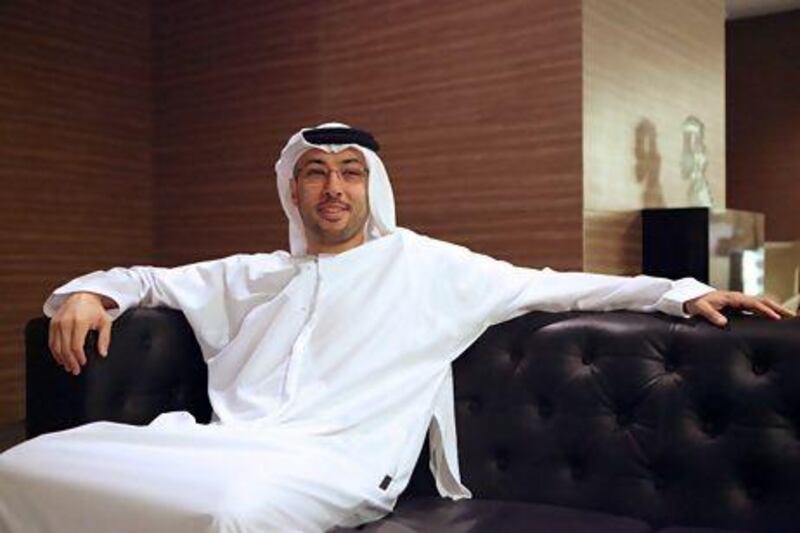 Salem Al Noaimi, Waha Capital's chief executive, says this is the company's first investment in the health sector. Fatima Al Marzooqi / The National