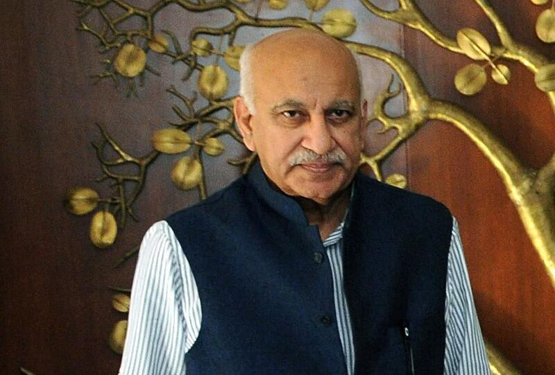 epa07100136 (FILE) - Indian Minister of State MJ Akbar in New Delhi, India, 20 March 2017 (reissued 17 October 2018). According to reports, MJ Akbar has resigned from his post as junior foreign minister after several women had accused him of sexual misconduct.  EPA/STR