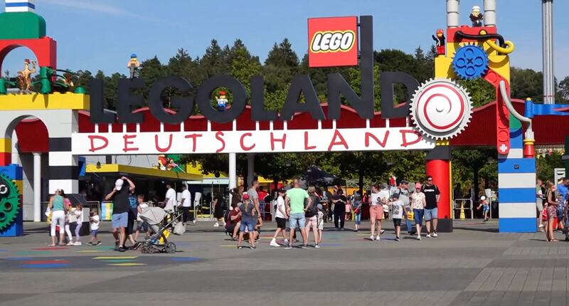 The Legoland theme park in Guenzburg, southern Germany, on Thursday. AFP