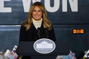 First Lady Melania Trump has defended her White House renovations in an outgoing essay. AFP 