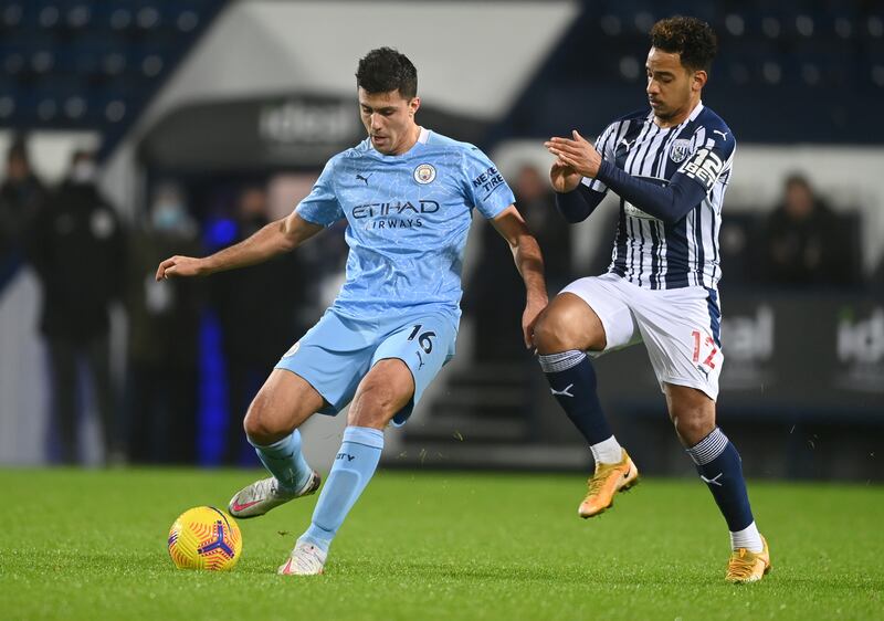 1) Rodri (Manchester City 2,785 passes in 34 games. Getty