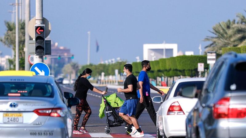 Temperatures will reach 23°C in Abu Dhabi and Dubai today. Victor Besa / The National