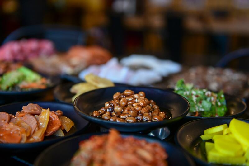 Soy peanuts, a Korean side dish