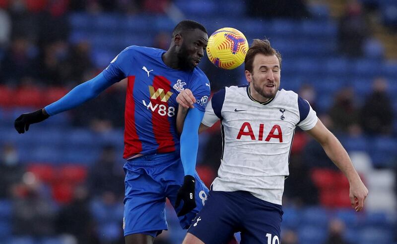 Cheikhou Kouyate - 5: The midfielder-come-defender had a few clumsy moments as he was too keen to always to always steal the ball away, but did well overall. EPA
