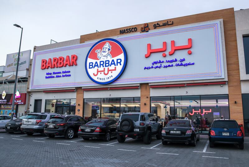 Barbar restaurant. Victor Besa / The National