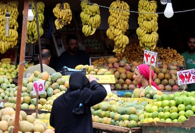 A woman shops at a market in Cairo, Egypt. Reuters