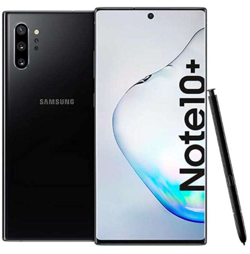 11 per cent off: Samsung Galaxy Note 10+ Dual Sim (12GB) in Aura White, Aura Black or Aura Glow, complete with the S Pen – Pre-Prime Day price: Dh2,849. Courtesy Amazon AE